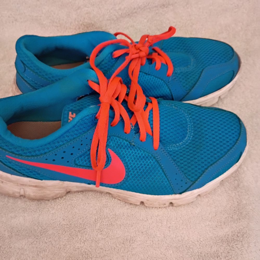 Nike Blue and Pink Athletic Shoes